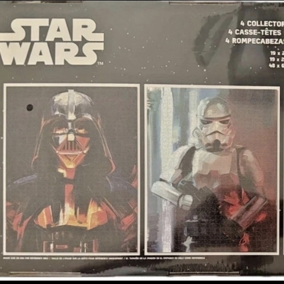 Star Wars 4-Pack 1000pc Collector's Puzzles - Iconic Villains - Picture 5 of 9
